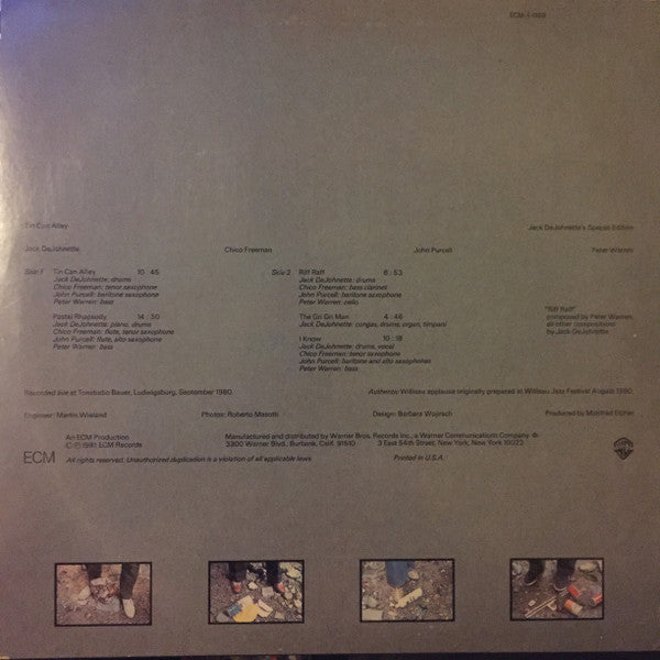 Release: Tin Can Alley-Vinyl-US-1981-ECM-1-1189-4460815