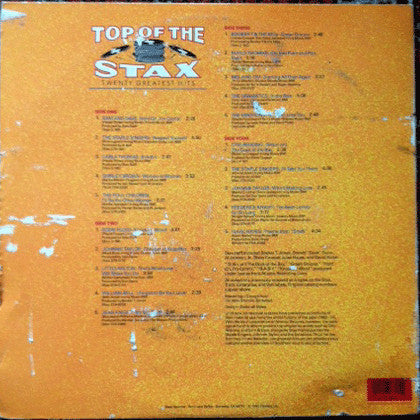 Master Release: Top Of The Stax - Twenty Greatest Hits by Various