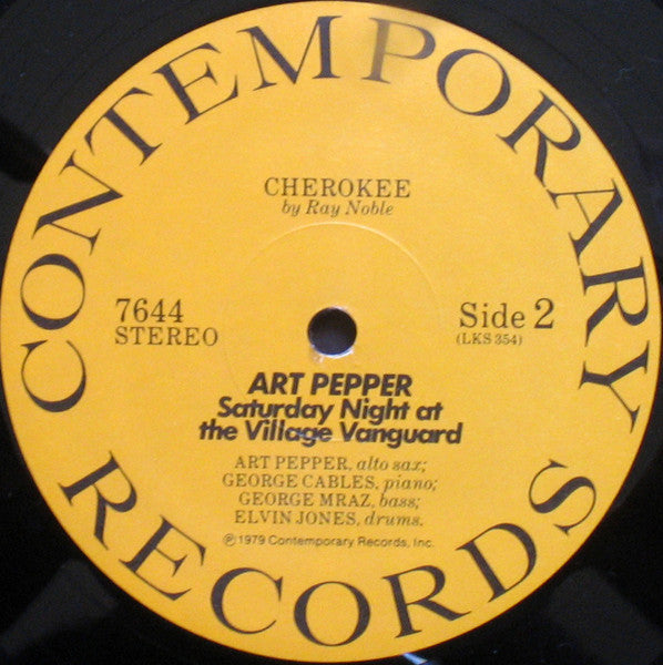 Saturday Night At The Village Vanguard