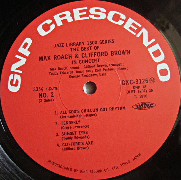 The Best Of Max Roach And Clifford Brown In Concert!