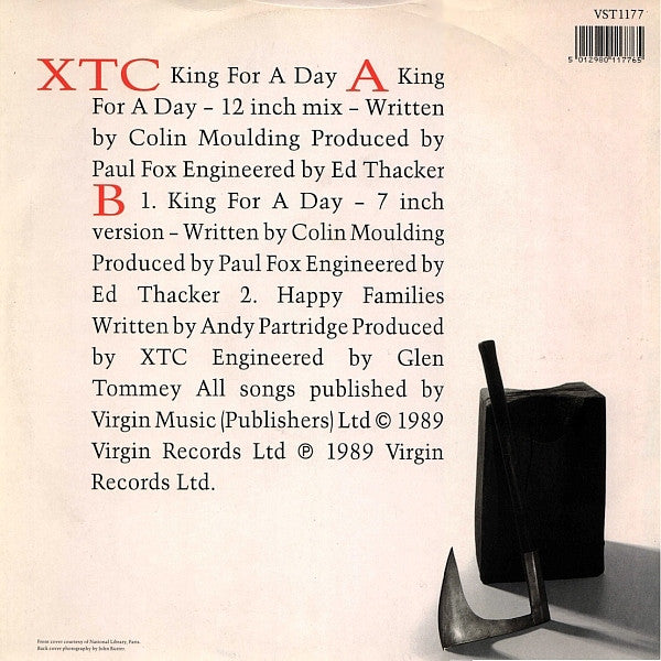Master Release: King For A Day by XTC