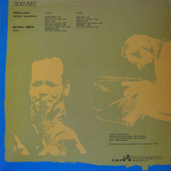 Master Release: Sidelines by Steve Lacy