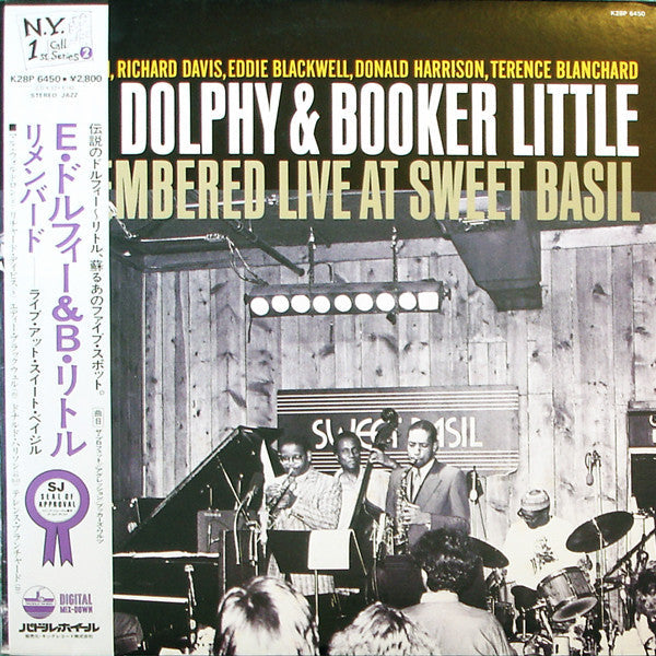 Release: Eric Dolphy & Booker Little Remembered Live At Sweet Basil-Vinyl-Japan-1987-K28P 6450, K28P 6450-2288864