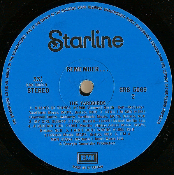 Remember... The Yardbirds