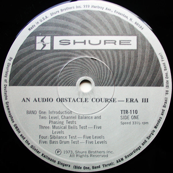 Audio Obstacle Course - Era III (The Shure Trackability Test Record)