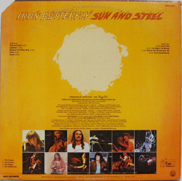 Release: Sun And Steel-Vinyl-US-1975-MCA 2164-2949556