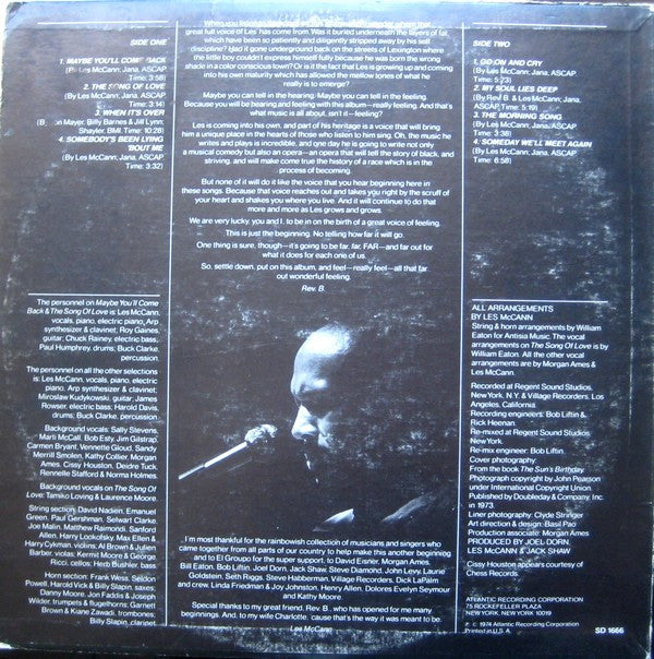 Release: Another Beginning-Vinyl-US-1974-SD 1666-1357265