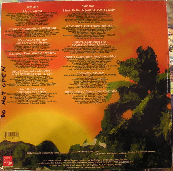 Release: Harmony House Verse Two-Vinyl-US-2001-VP2143-1-2255925