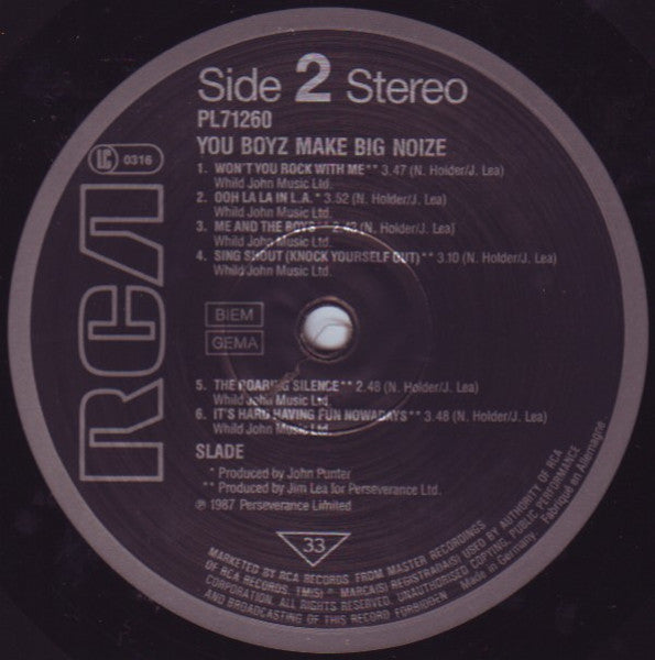 You Boyz Make Big Noize