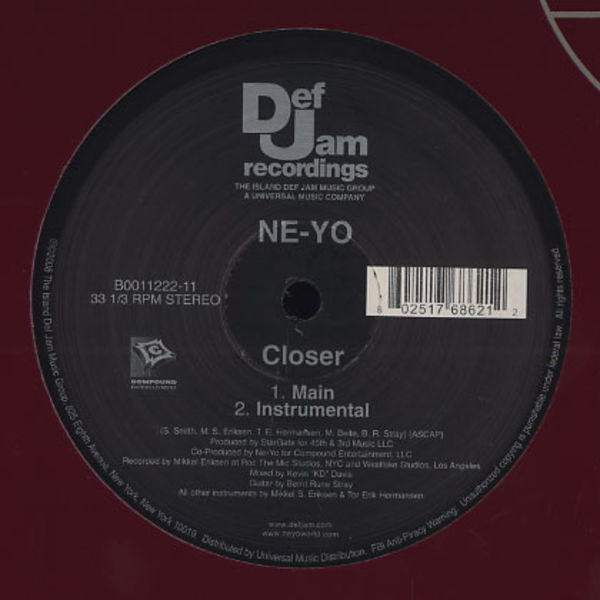 Master Release: Closer by Ne-Yo