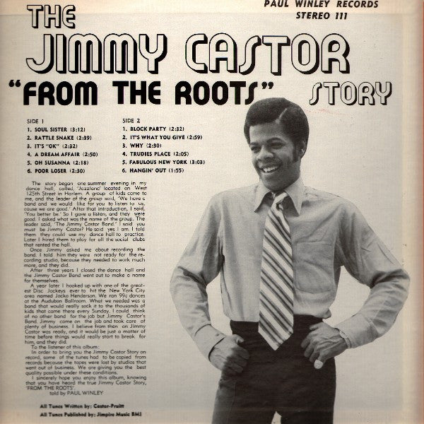 Master Release: The Jimmy Castor Story "From The Roots" by Jimmy Castor