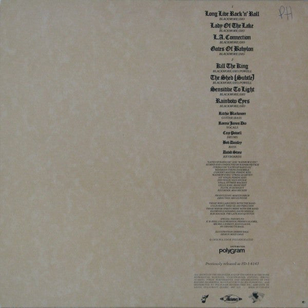 Release: Long Live Rock 'N' Roll-Vinyl-Canada-None-MIP-1-9344-1194389