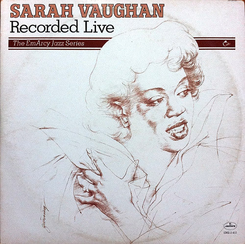 Master Release: Recorded Live by Sarah Vaughan
