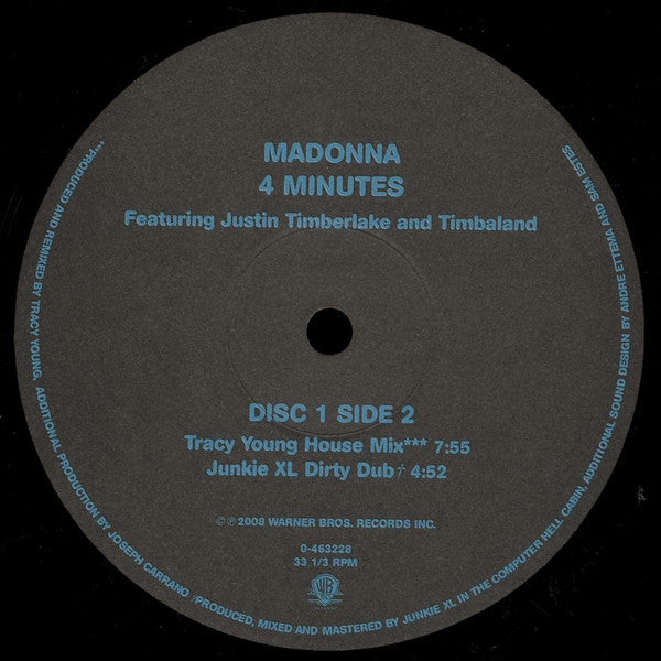 Release: 4 Minutes-Vinyl-US-2008-463228-0, 0-463228-1376666