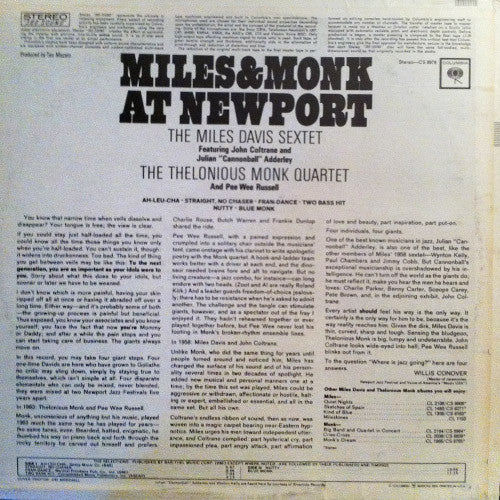 Miles & Monk At Newport