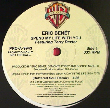 Master Release: Spend My Life With You by Eric Benét