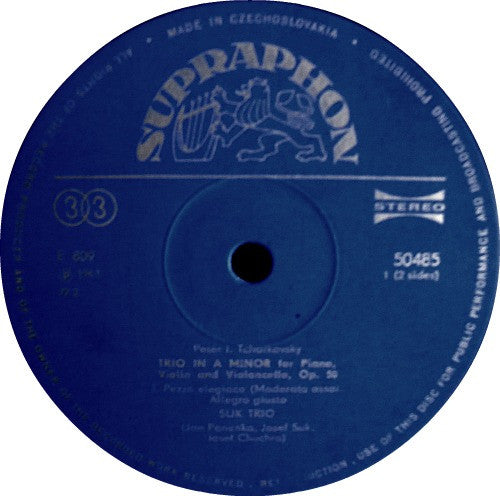 Piano Trio (In A Minor)