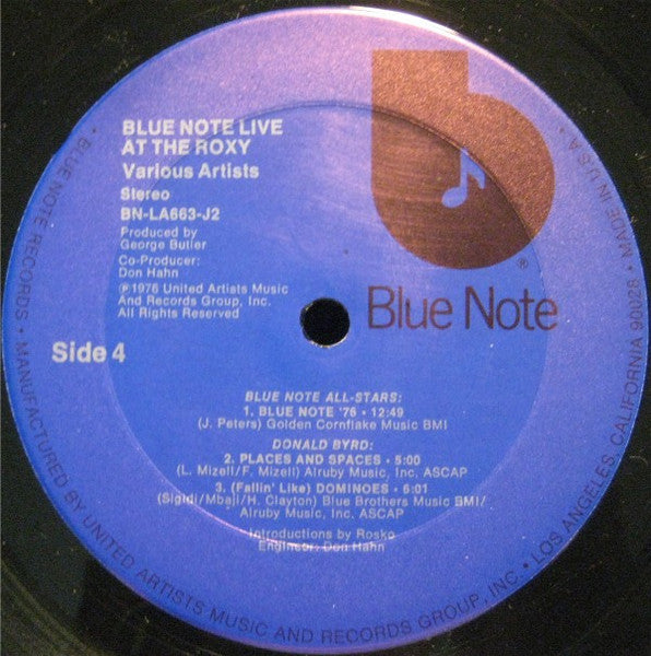 Blue Note Live At The Roxy