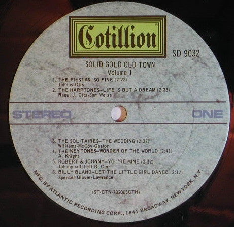 Solid Gold Old Town. Volume 1