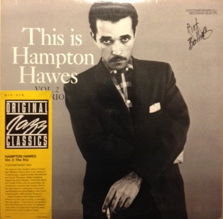 This Is Hampton Hawes Vol. 2: The Trio