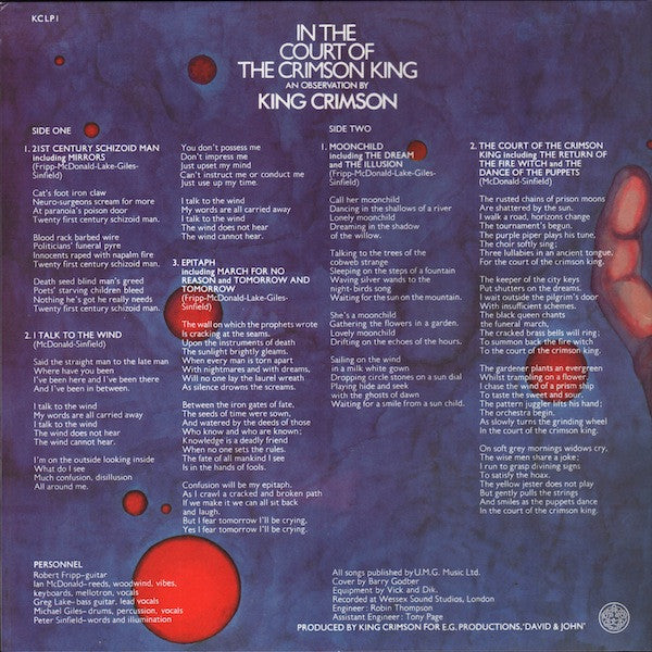 In The Court Of The Crimson King
