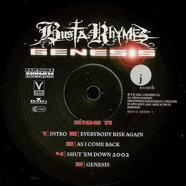 Master Release: Genesis by Busta Rhymes