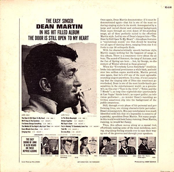 Master Release: The Door Is Still Open To My Heart by Dean Martin