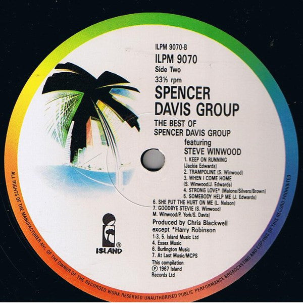 The Best Of The Spencer Davis Group Featuring Stevie Winwood