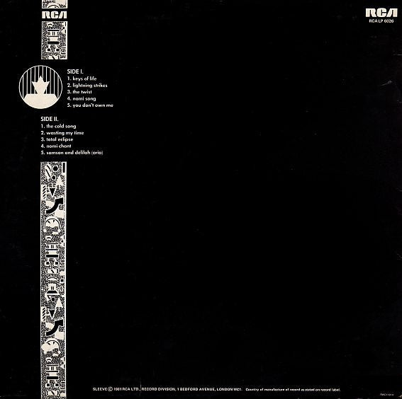 Release: Klaus Nomi-Vinyl-UK-1982-RCALP 6026, PL 37556-2332813