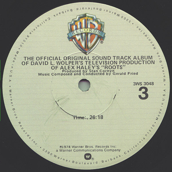 Roots (The Official Original Sound Track Album Of David L. Wolper's Television Production Of Alex Haley's)
