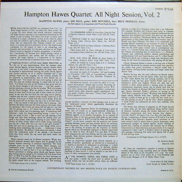 Release: All Night Session! Vol. 2-Vinyl-US-None-S 7546-2636366