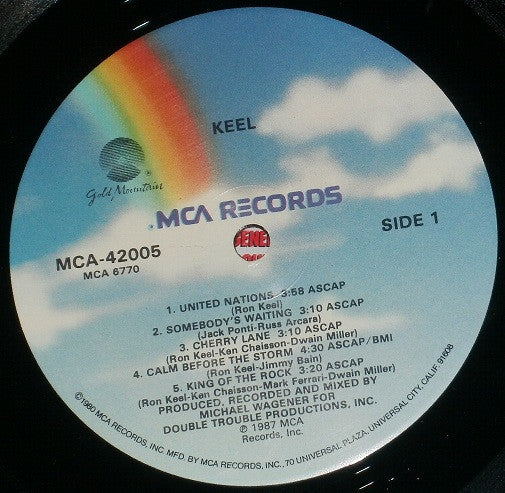 Release: Keel-Vinyl-US-1987-MCA-42005, MCA-42005-2226905