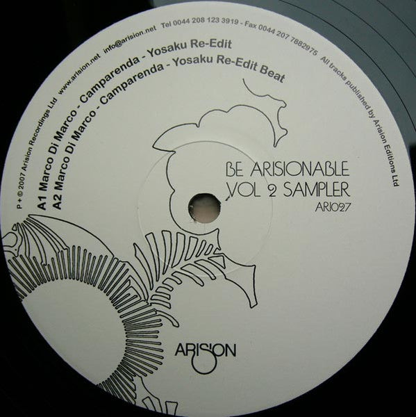 Be Arisionable Vol 2 Sampler