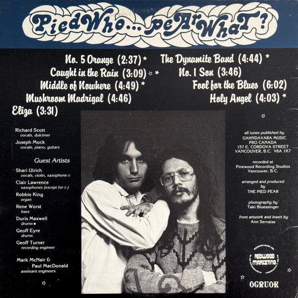 Pied Who? Pear What?