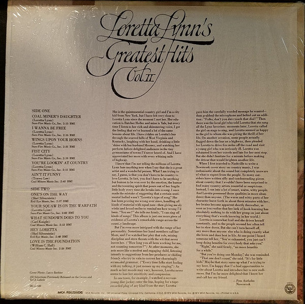 Loretta Lynn's Greatest Hits Vol. II