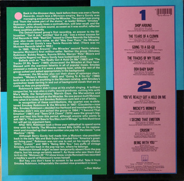 Release: Great Songs And Performances That Inspired The Motown 25th Anniversary Television Special-Vinyl-US-1983-5316ML-14611611