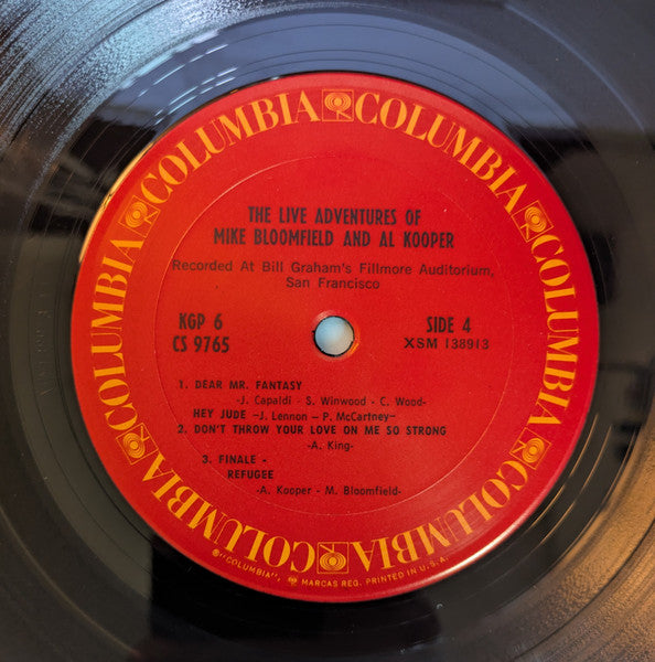 The Live Adventures Of Mike Bloomfield And Al Kooper