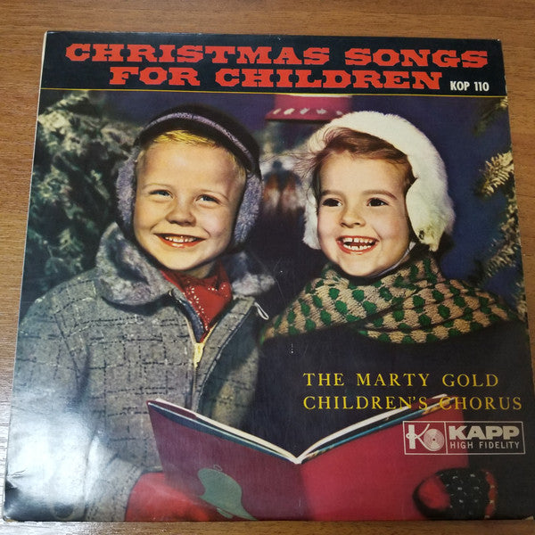 Master Release: Christmas Songs For Children by The Marty Gold Children's Chorus