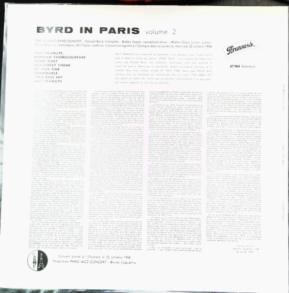 Parisian Thoroughfare - Byrd In Paris - Volume 2