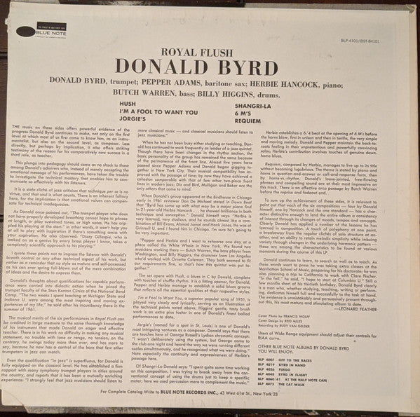 Release: Royal Flush-Vinyl-US-None-84101, BLP-4101 / BST-84101, BST-84101-14618316