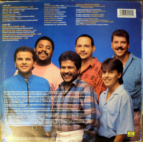 Master Release: Ricardo Lance Y Su Grupo Sublime by Ricardo Lance Y Su Grupo Sublime