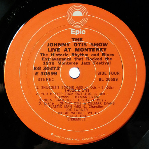 The Johnny Otis Show Live At Monterey!