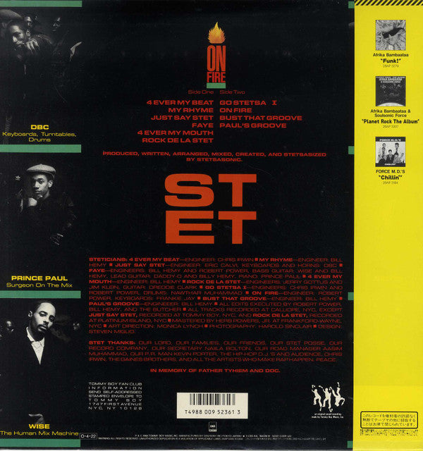 Master Release: On Fire by Stetsasonic
