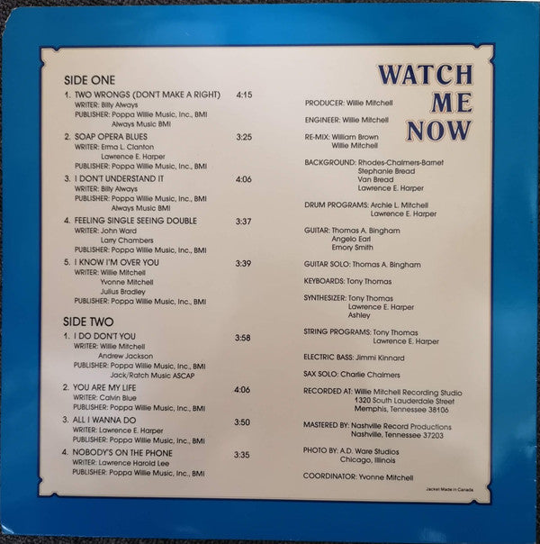 Watch Me Now