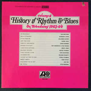 Release: History Of Rhythm & Blues  Volume 6  On Broadway 1963-64-Vinyl-US-1968-SD 8194-15606025