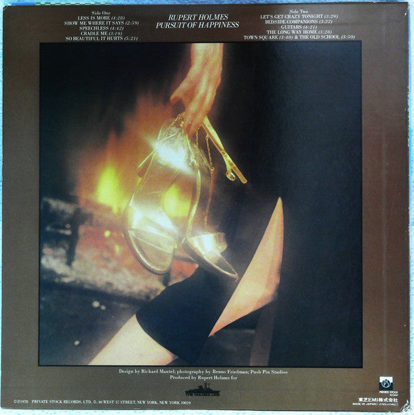 Master Release: Pursuit Of Happiness by Rupert Holmes