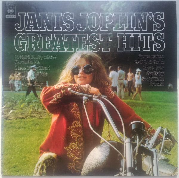 Release: Janis Joplin's Greatest Hits-Vinyl-Japan-1977-15AP 605, SOPN 76-26877878