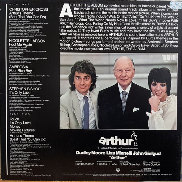 Release: Arthur - The Album-Vinyl-US-1981-BSK 3582-16870167