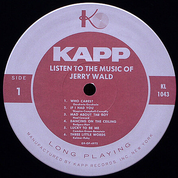 Listen To The Music Of Jerry Wald