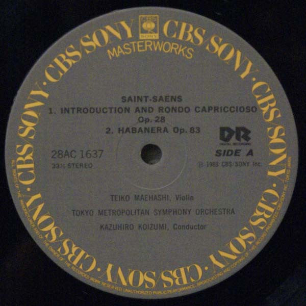 Release: Zigeunerweisen-Vinyl-Japan-1984-28AC 1637-12463249